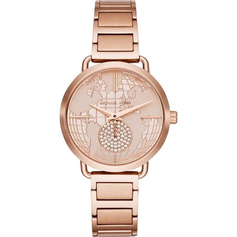 michael kors mk3828|Michael Kors MK3828 Ladies Portia Rose Gold Tone Bracelet .